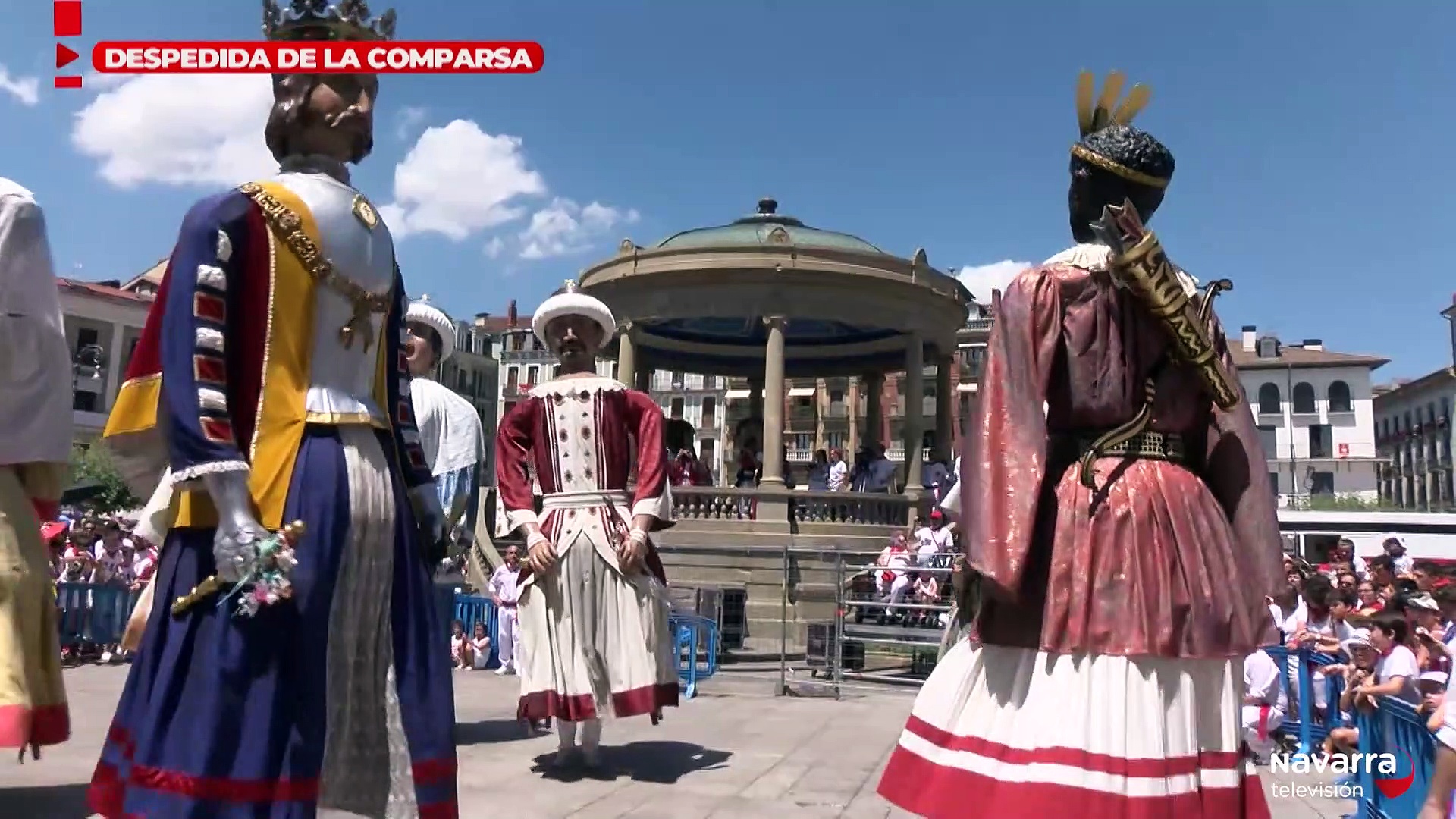Despedida Comparsa Gigantes de Pamplona 14/07/2023 Parte 2